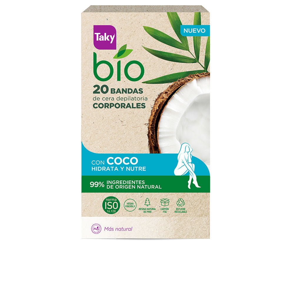 BIO COCO depilatory body wax strips 20 units - Cosmova
