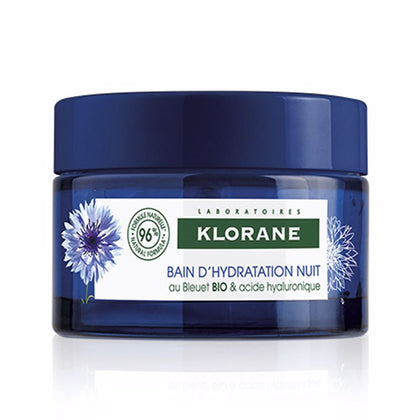 BIO CORNFLOWER &amp; HYALURONIC ACID night hydration bath 50 ml