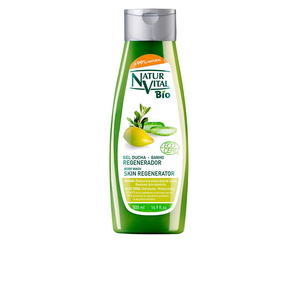 BIO ECOCERT regenerating argan &amp; aloe vera shower gel 500 ml - Cosmova