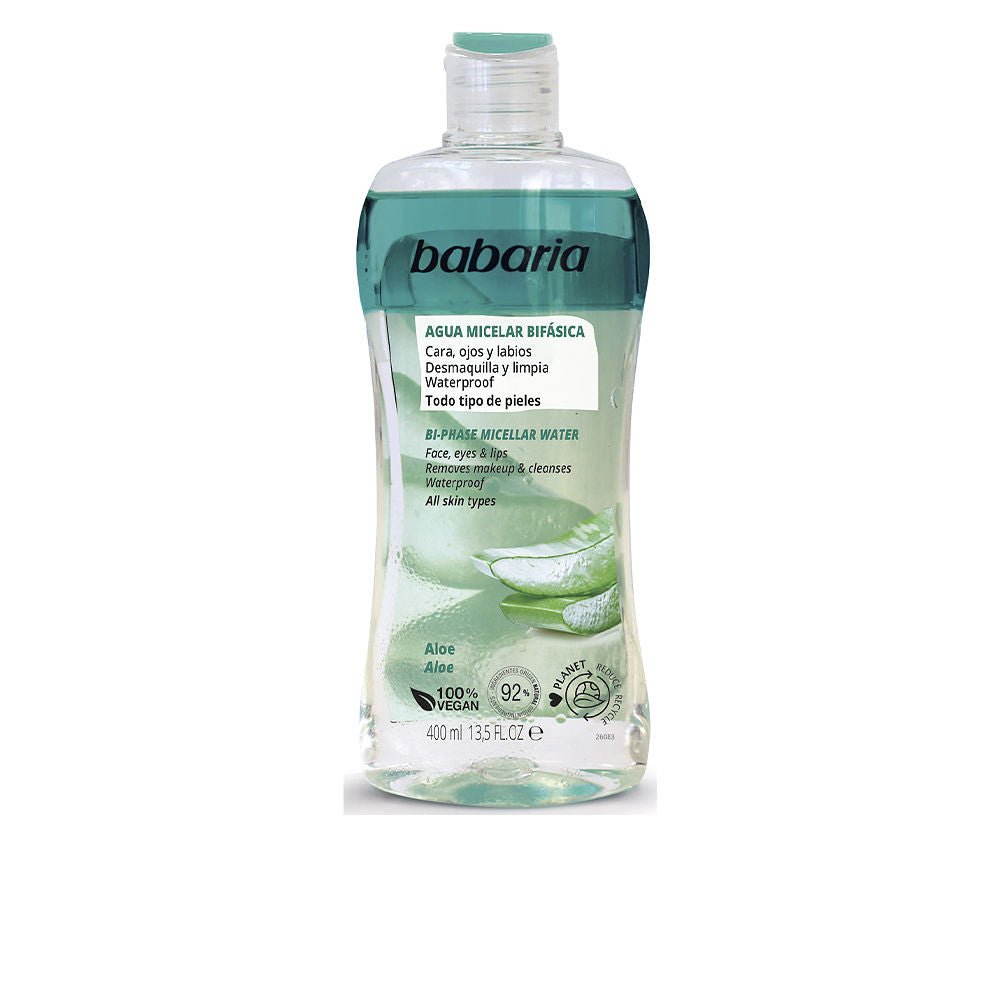 BIPHASE MAKEUP REMOVER micellar acqua aloe vera 400 ml - Cosmova