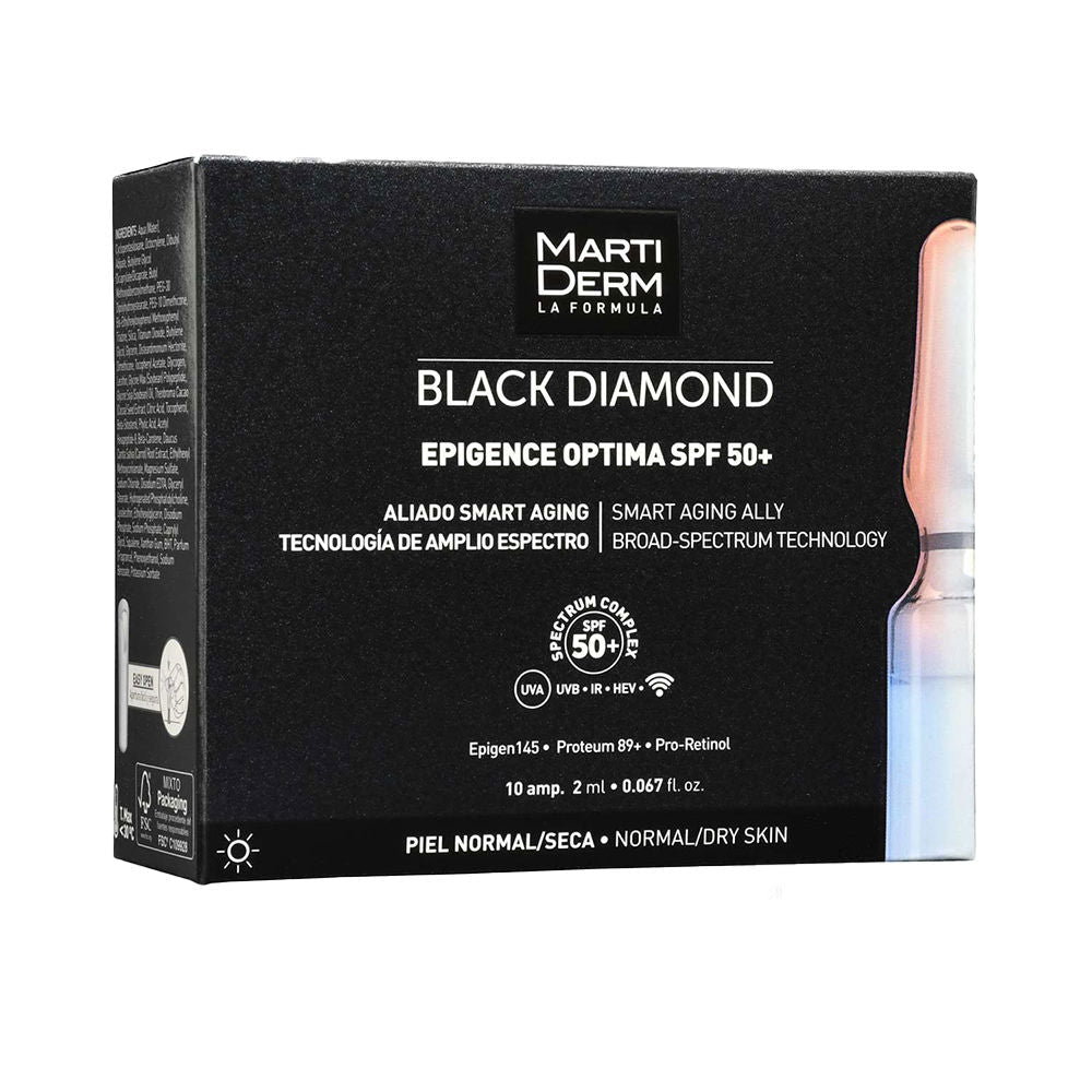 BLACK DIAMOND EPIGENCE OPTIMA ampollas para piel normal-seca SPF50+ 10 x 2 ml-0
