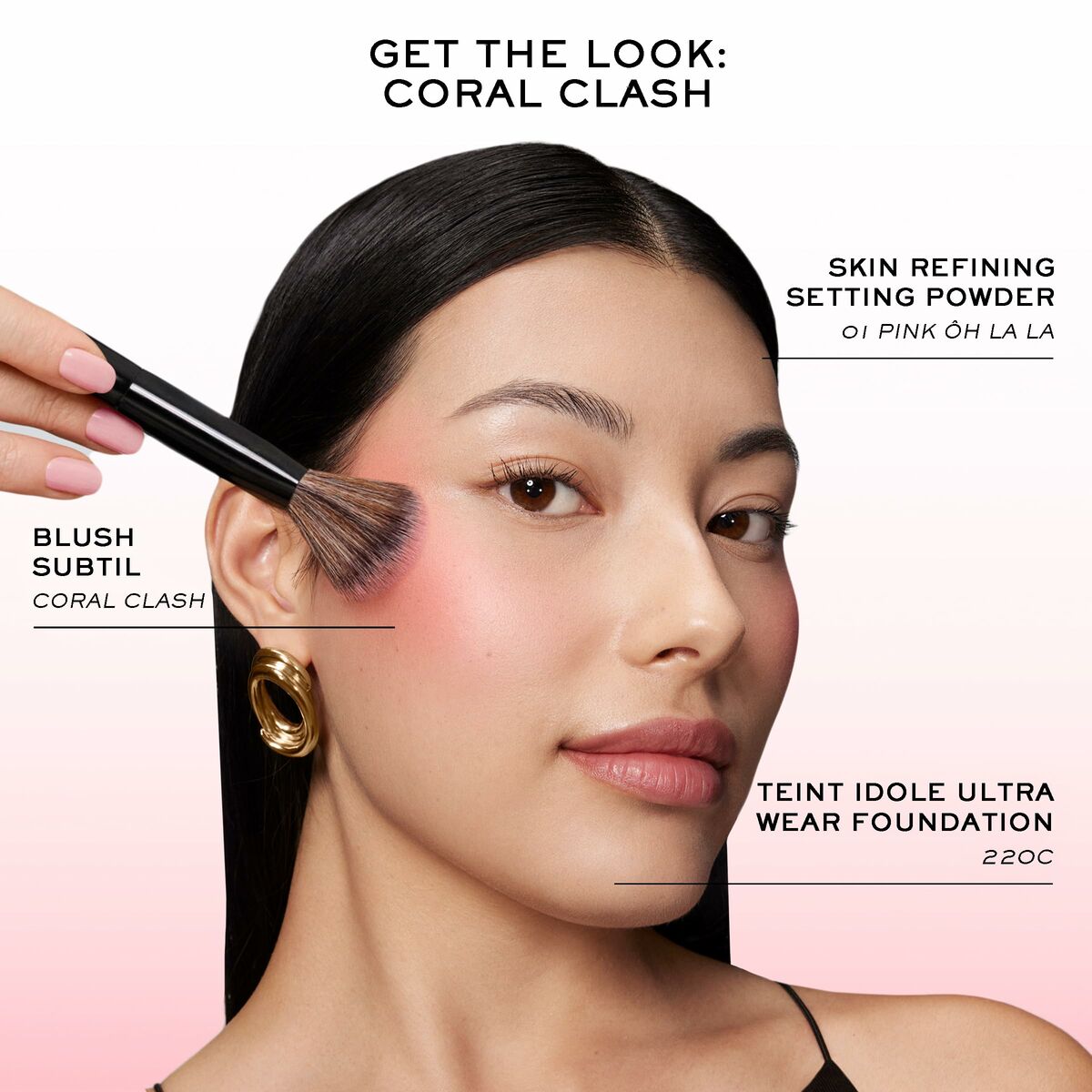 Blush Lancôme BLUSH SUBTIL Nº 700-Aie Aie Corail 5,1 g-3