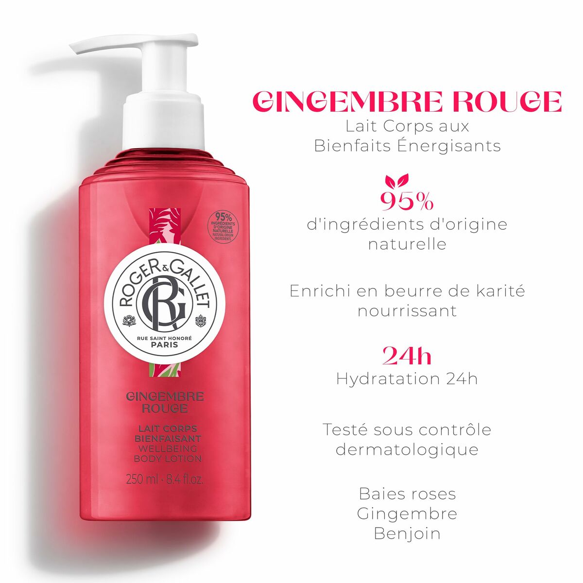 Körpercreme Roger & Gallet Gingembre Rouge 250 ml-2