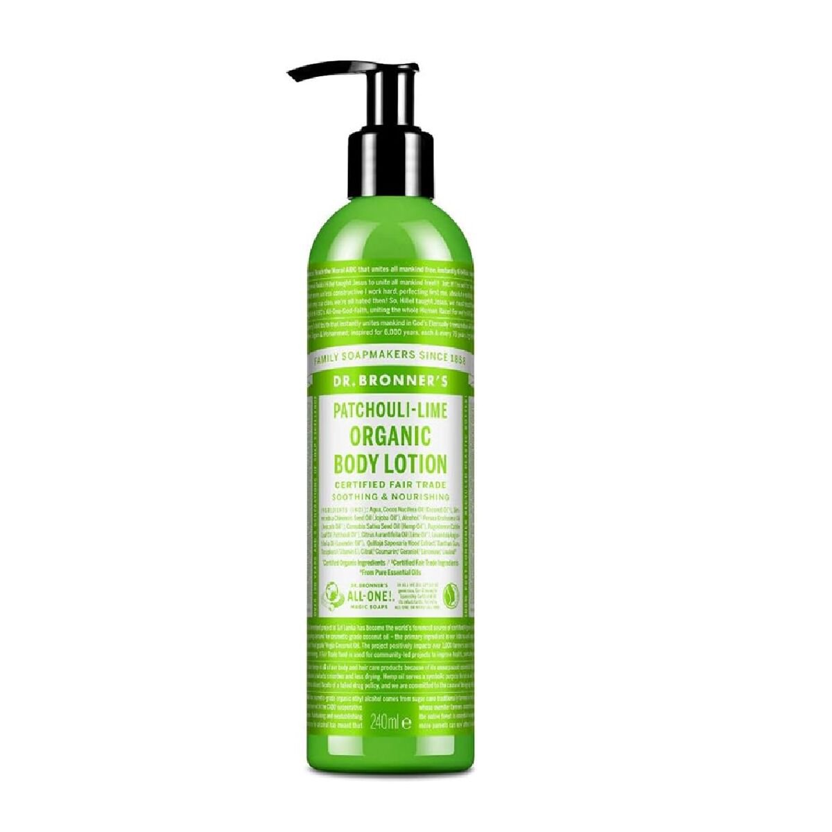 Körperlotion Dr. Bronner's Patchouli Lime 240 ml-0