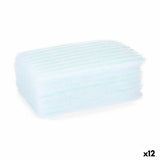 Éponge corporelle Berilo 11880014 bleu blanc 19,5 x 12 x 1,5 cm savon (12 unités)-0