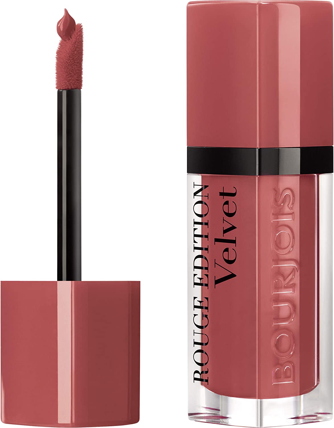 Bourjois, Rouge Edition Velvet, Dimeticone, Opaco, Rossetto liquido, 04, Club Pesca, 7.7 ml - Cosmova