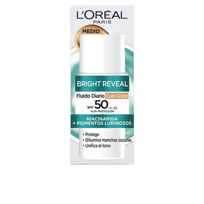 BRIGHT REVEAL NIACINAMIDA fluide quotidien SPF50 #medio 50 ml