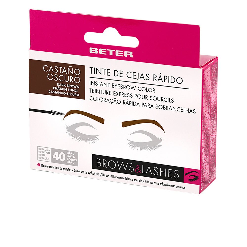 BROW INSTANT tinte cejas rápido castaño oscuro - Cosmova
