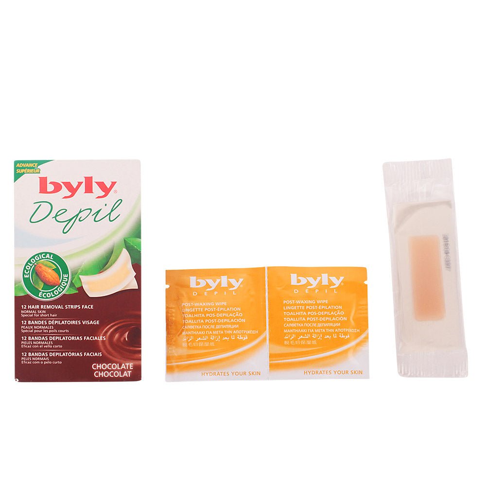 Byly DEPIL Viso strips chocolate 12 u - Cosmova