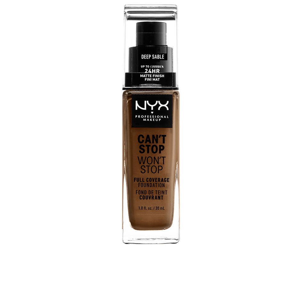 CAN'T STOP WON'T STOP full coverage foundation deep sable - Cosmova