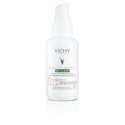 CAPITAL SOLEIL UV CLEAR tägliches Lichtschutzfluid SPF50+ 40 ml