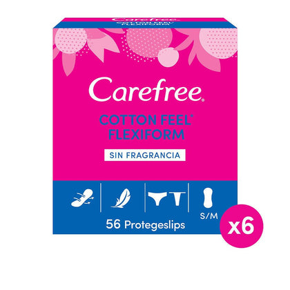 CAREFREE FLEXIFORM protective cotton unscented 56 u