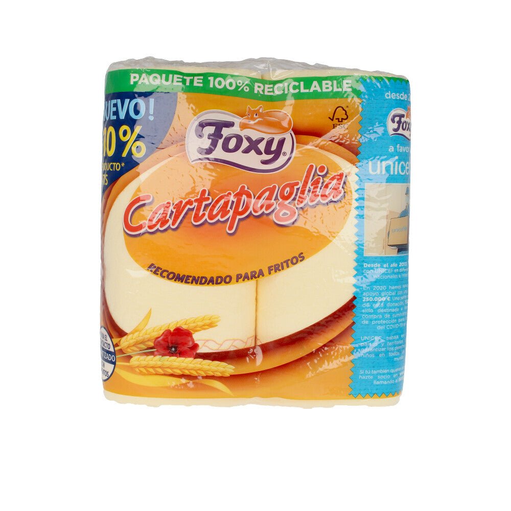 CARTAPAGLIA papel cocina especial fritos 2 rollos - Cosmova