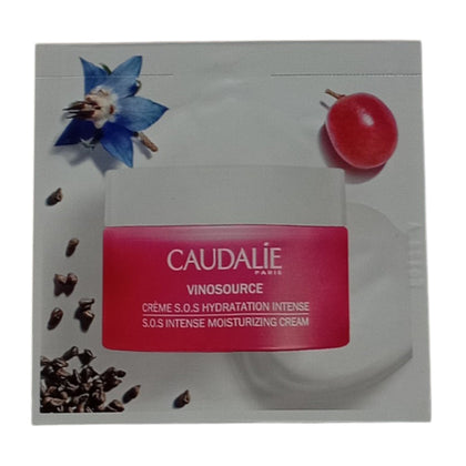 Caudalie, Vinosource, Vegano, Idratante, Giorno & Notte, Panna, Per il viso, 2 ml *Campione