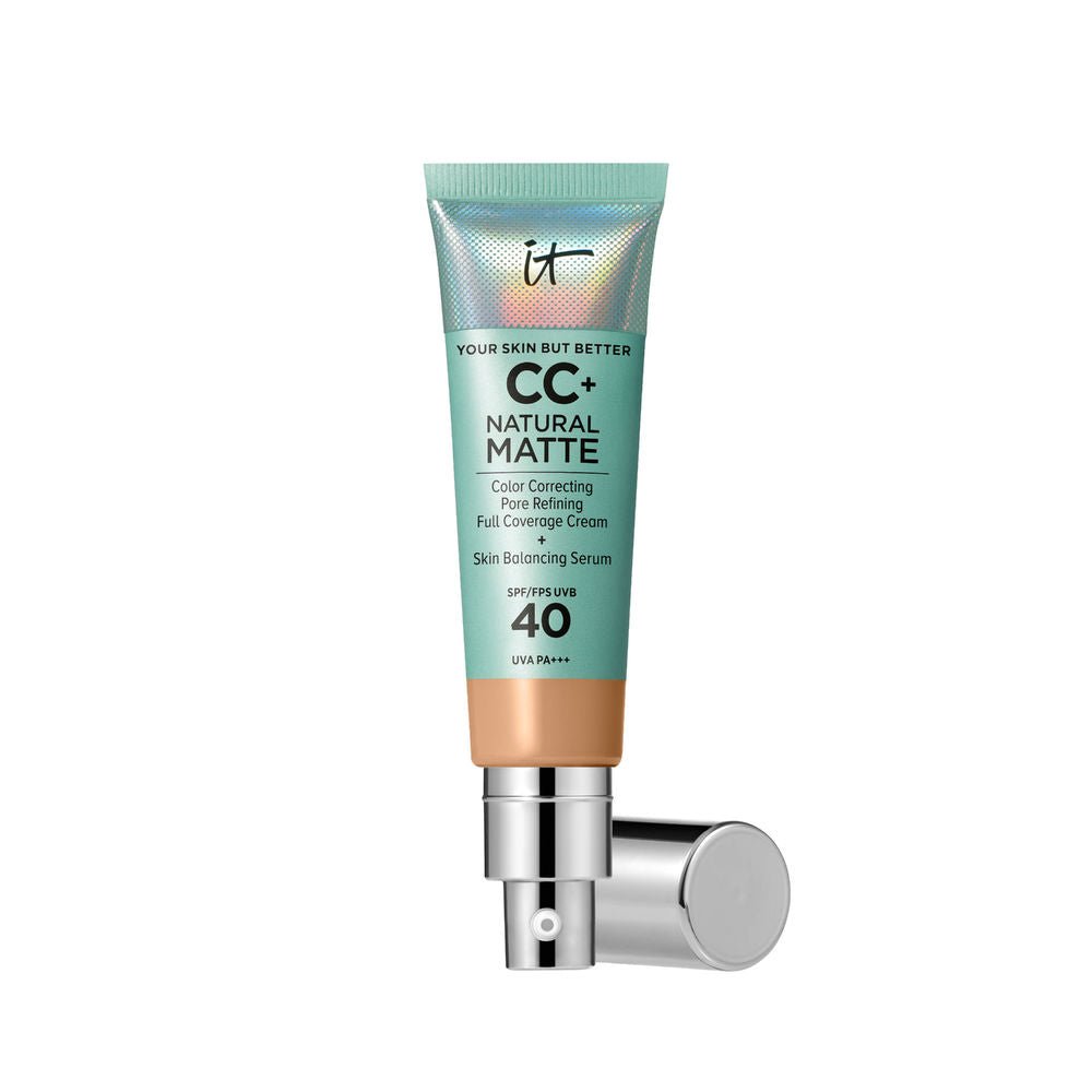 CC+ NATURAL MATTE base de maquillaje en crema SPF40 Neutral tan 32 ml - Cosmova
