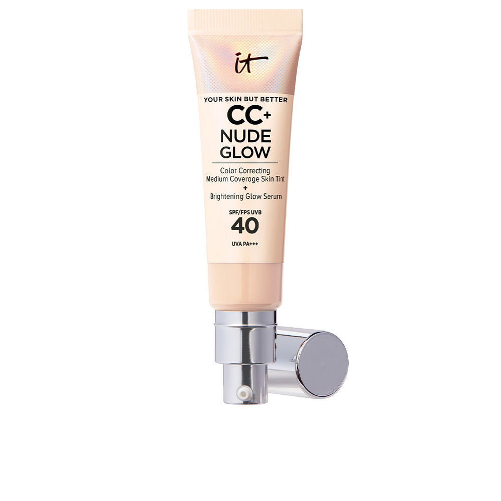 CC+ NUDE GLOW lightweight foundation + glow serum SPF40 light - Cosmova