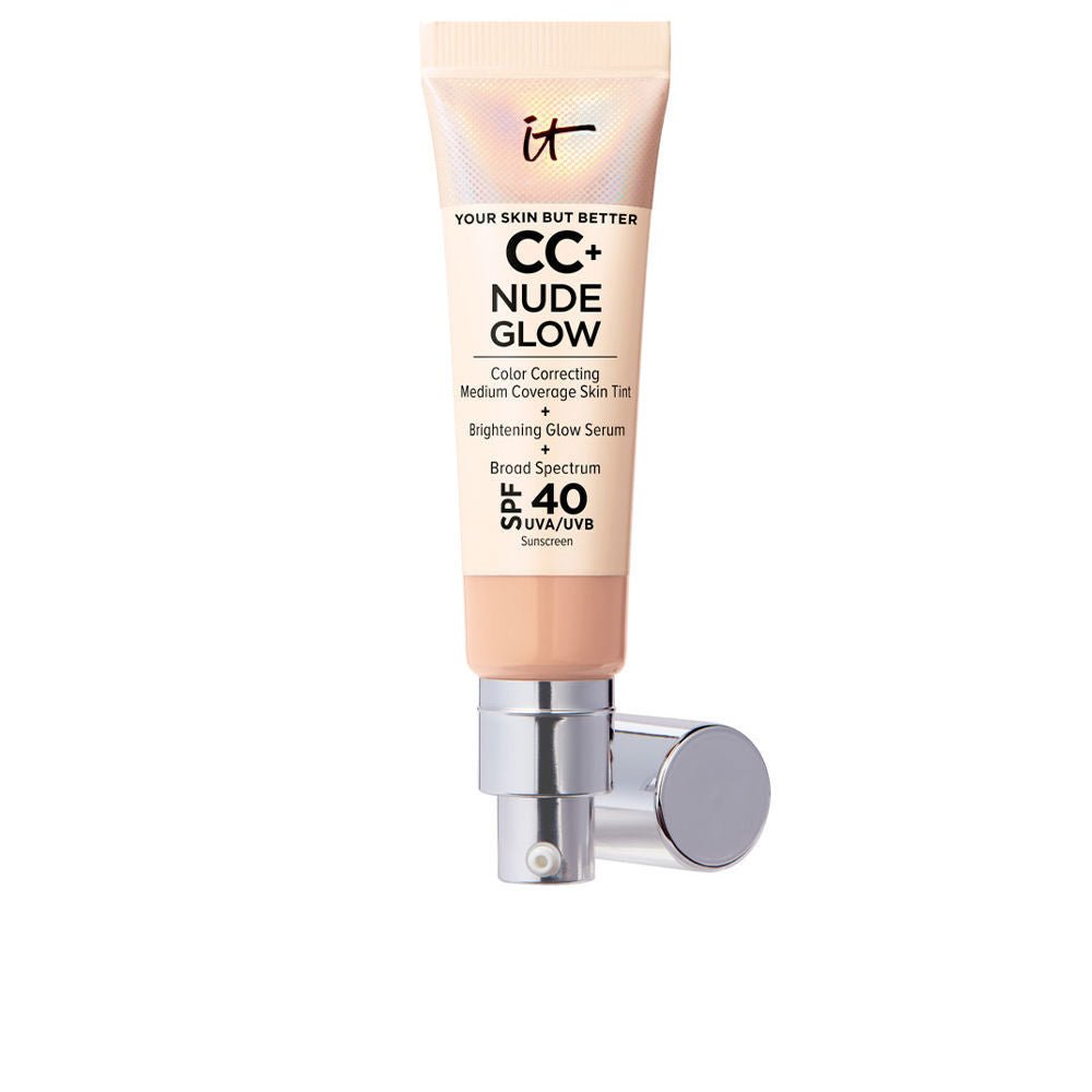 CC+ NUDE GLOW lightweight foundation + glow serum SPF40 neutral medium - Cosmova