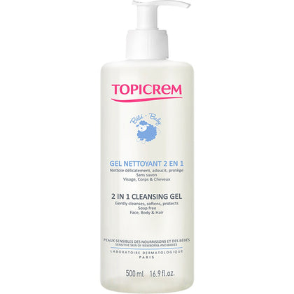 Gel e Shampoo per Bambini per Pelli Atopiche Topicrem Detergente 2 in 1