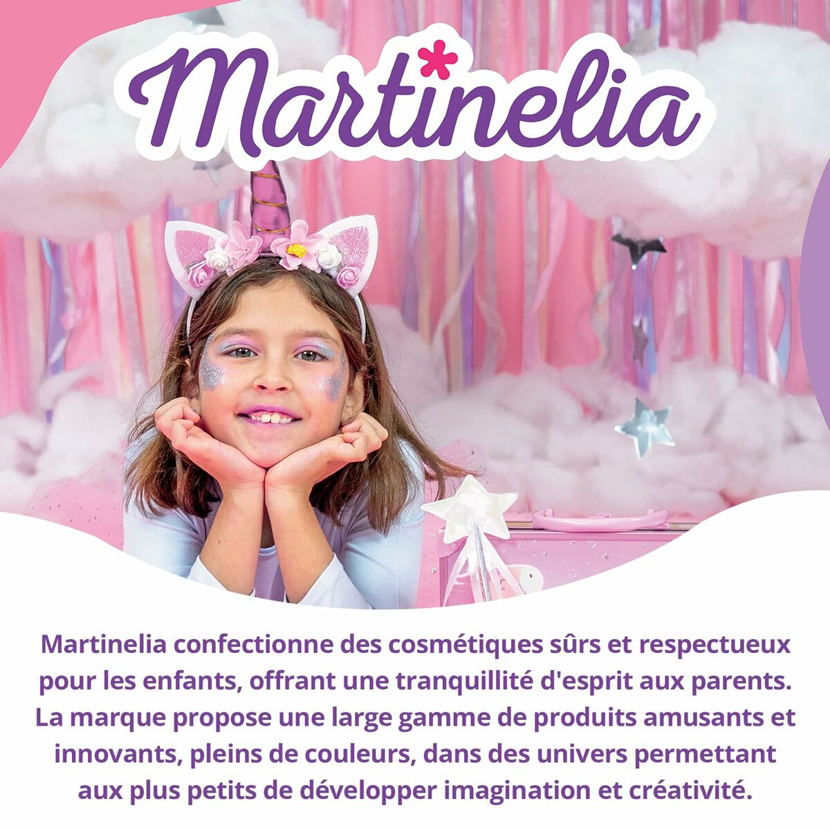 Children's Make-up Set Martinelia BRUMA BRILLANTE 4 Pieces - Cosmova
