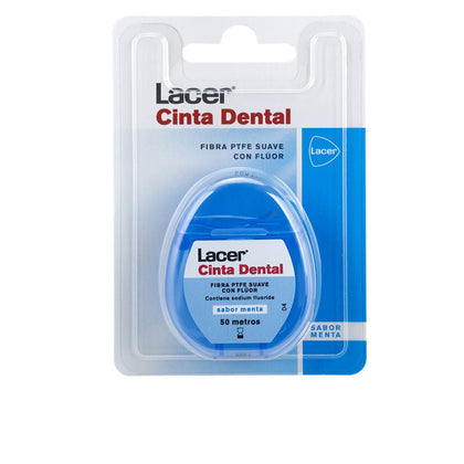 CINTA DENTAL PTFE sabor menta 50 metros 1 pz