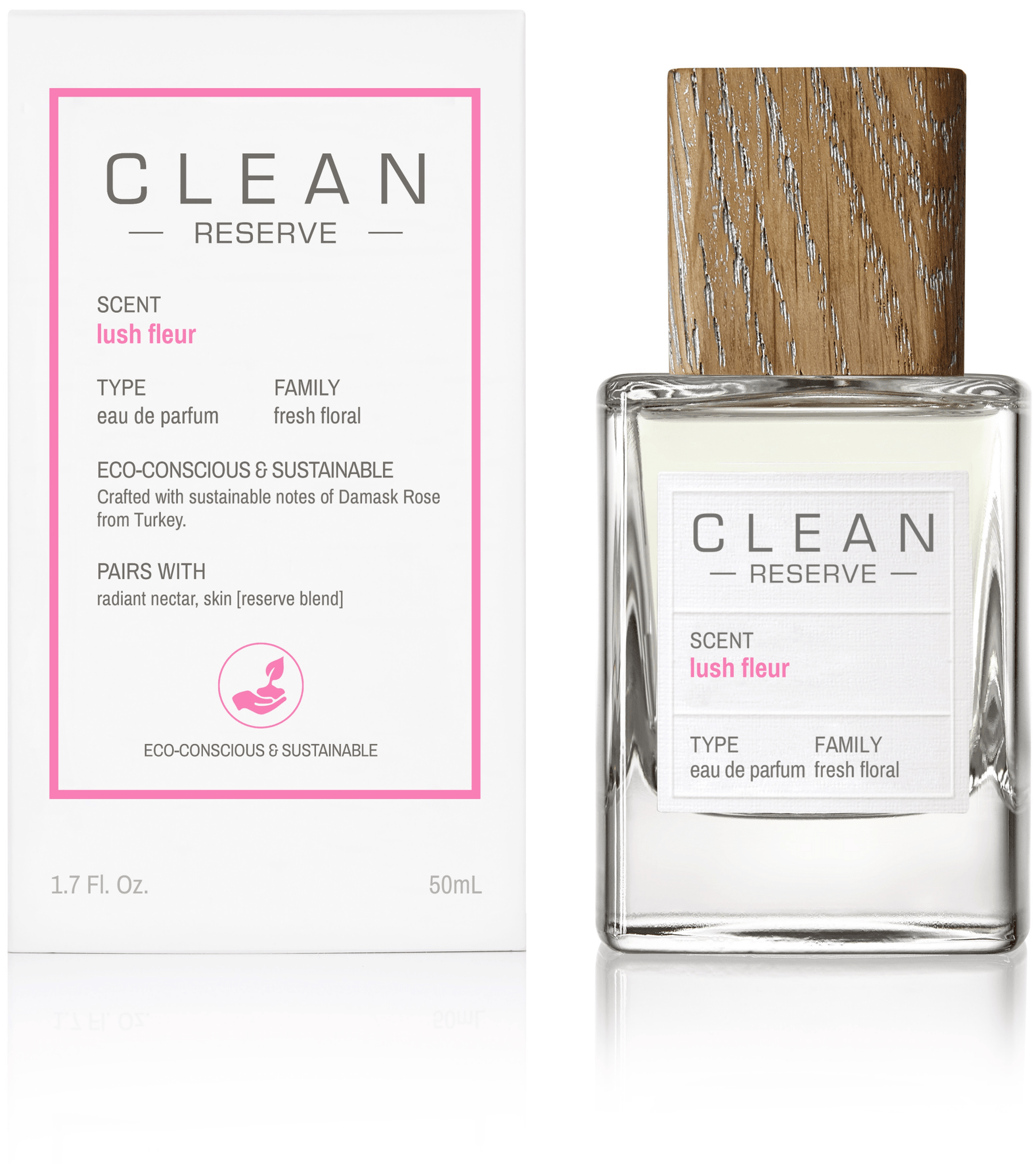 Clean, Reserve - Lush Fleur, Eau de Parfum, Per le donne, 50 ml - Cosmova