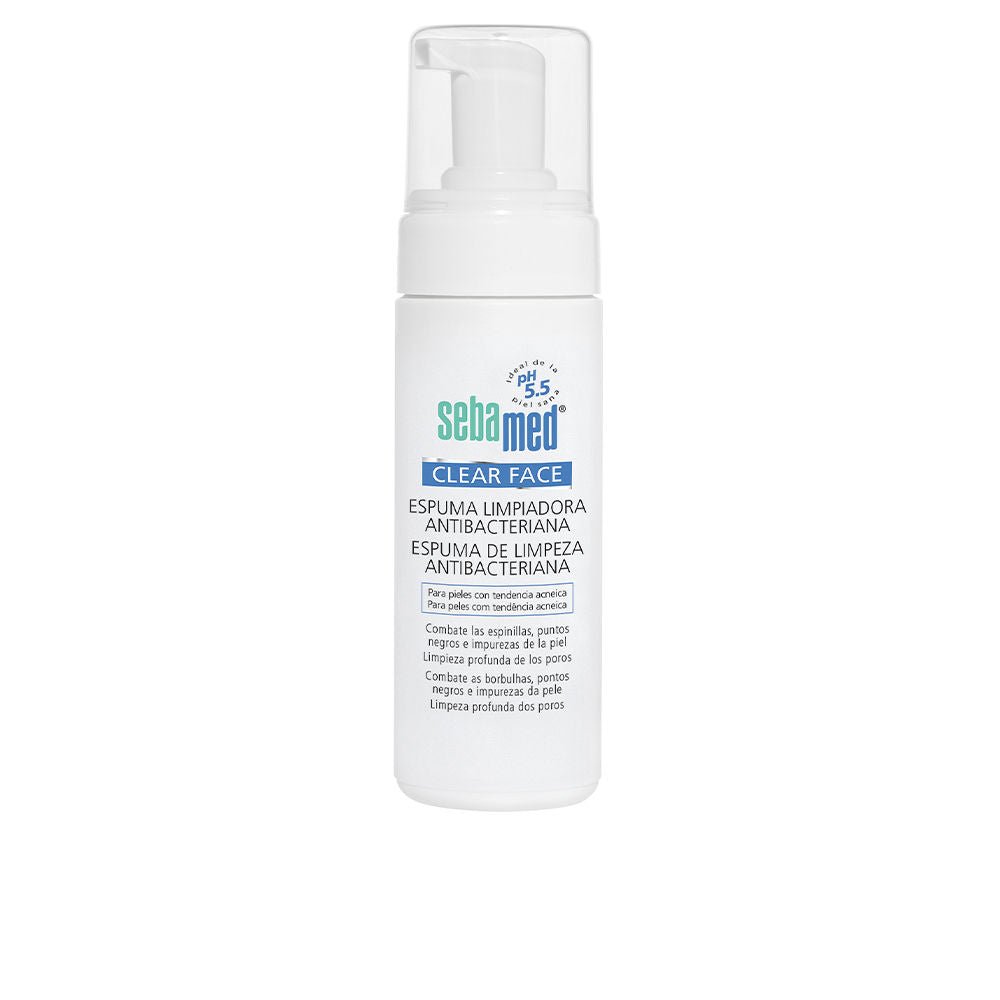 CLEAR FACE spumă de curățare antibacteriană 150 ml-0