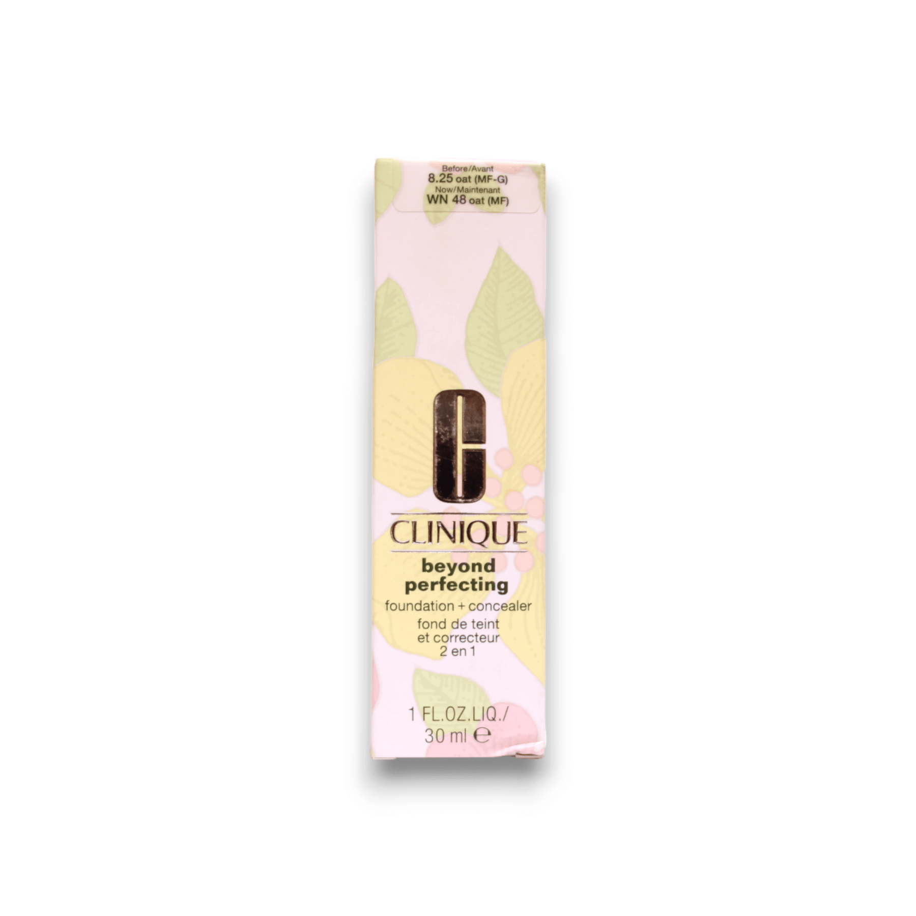 Clinique, Beyond Perfecting, Senza parabeni, Finitura opaca, Fondotinta liquido & correttore 2-in-1, 48, Avena, 30 ml - Cosmova