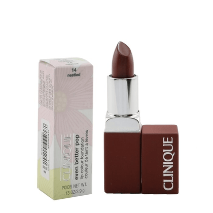 Clinique, Even Better Pop, Vitamina E, Durevole, Rossetto cremoso, 14, Annidato, 3.9 g
