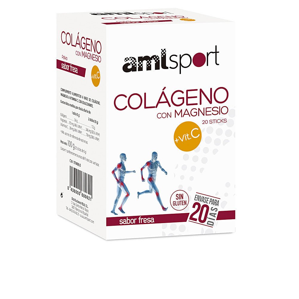 COLÁGENO CON MAGNESIO + VIT.C sabor fresa 20 sticks - Cosmova
