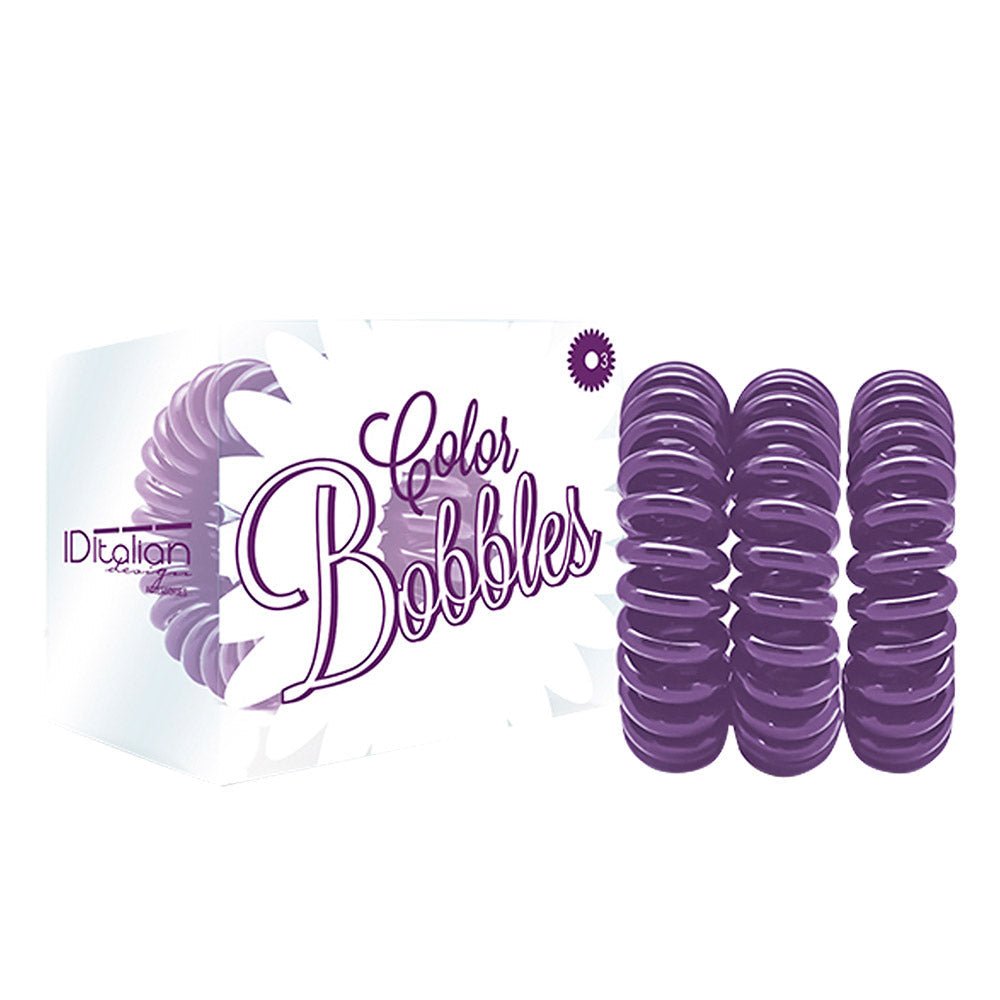 Élastique à cheveux COLOR BOBBLES #fuchsia 3 u-0