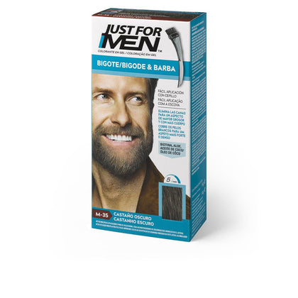 COLORANT in gel for mustache, beard and sideburns #dark brown 15 ml