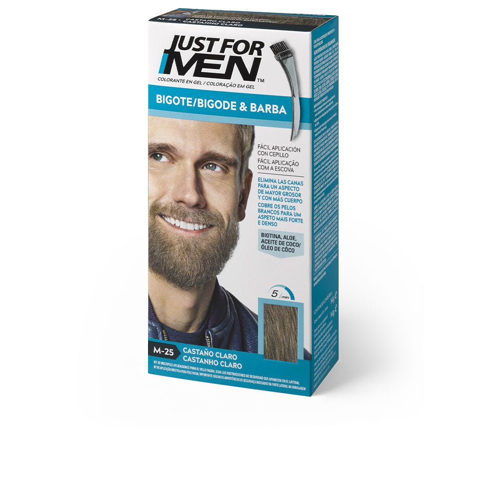 COLORANT in gel for mustache, beard and sideburns light brown 15 ml - Cosmova