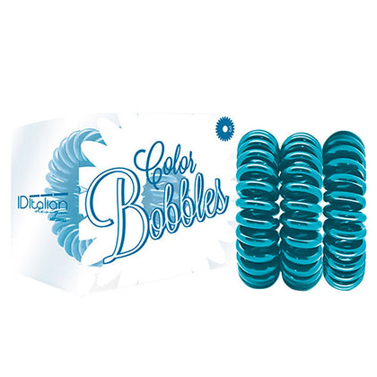 COLORE BOBBLES capelli tie #turquoise 3 pz