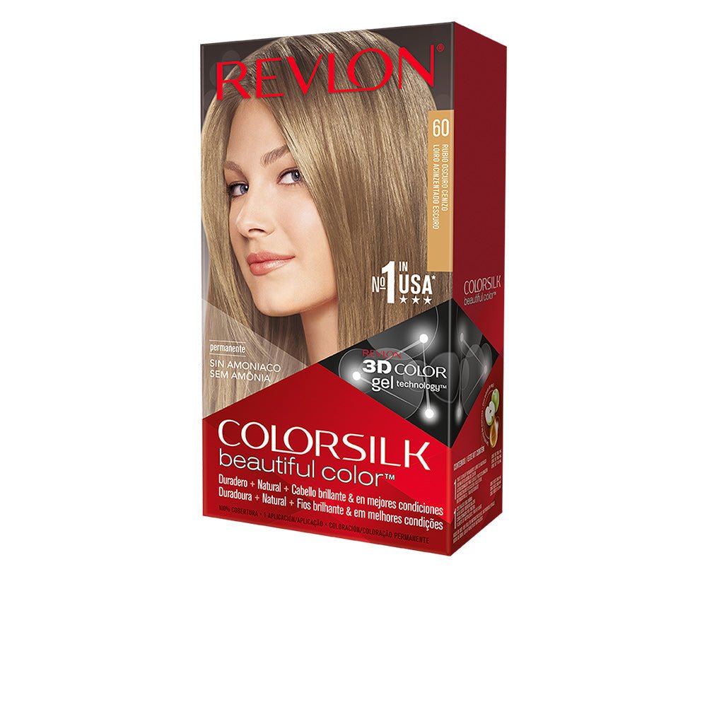 COLORSILK tinte 60-rubio oscuro cenizo 1 pz - Cosmova