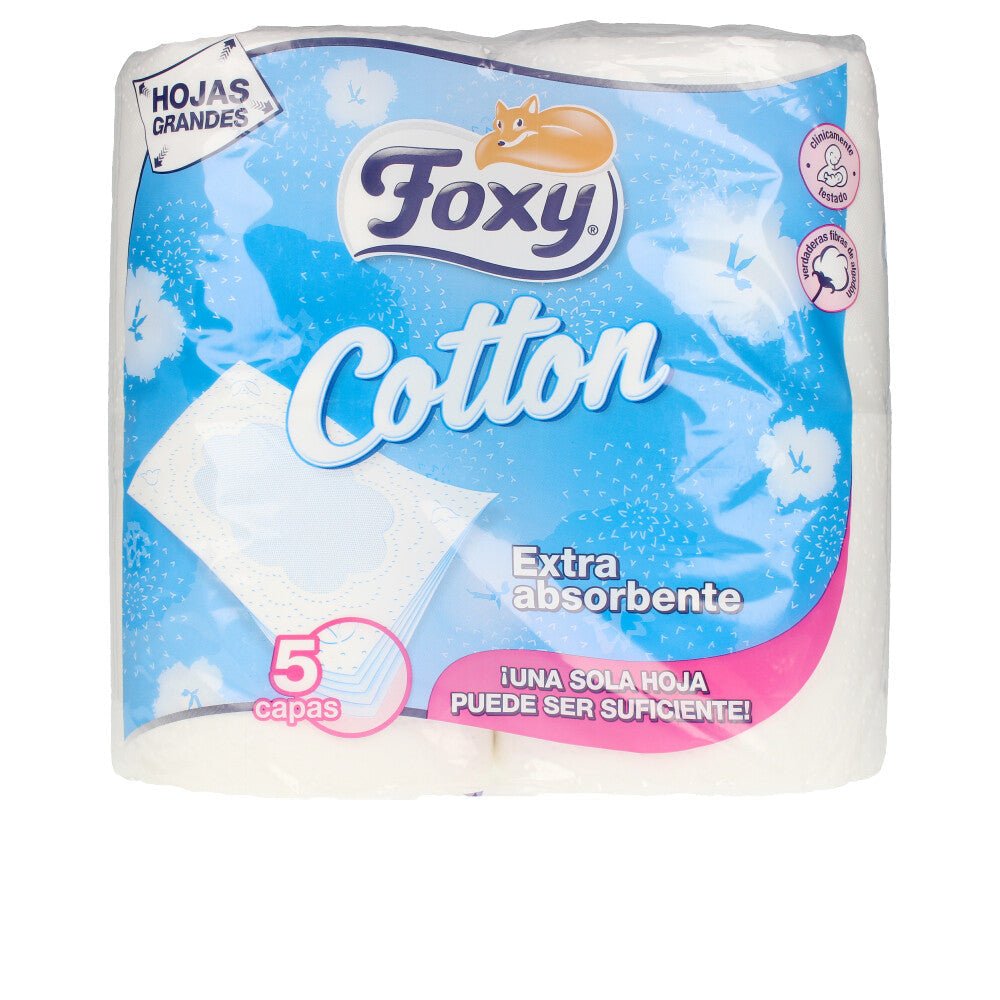 COTTON papel higiénico 5 capas 4 rollos - Cosmova
