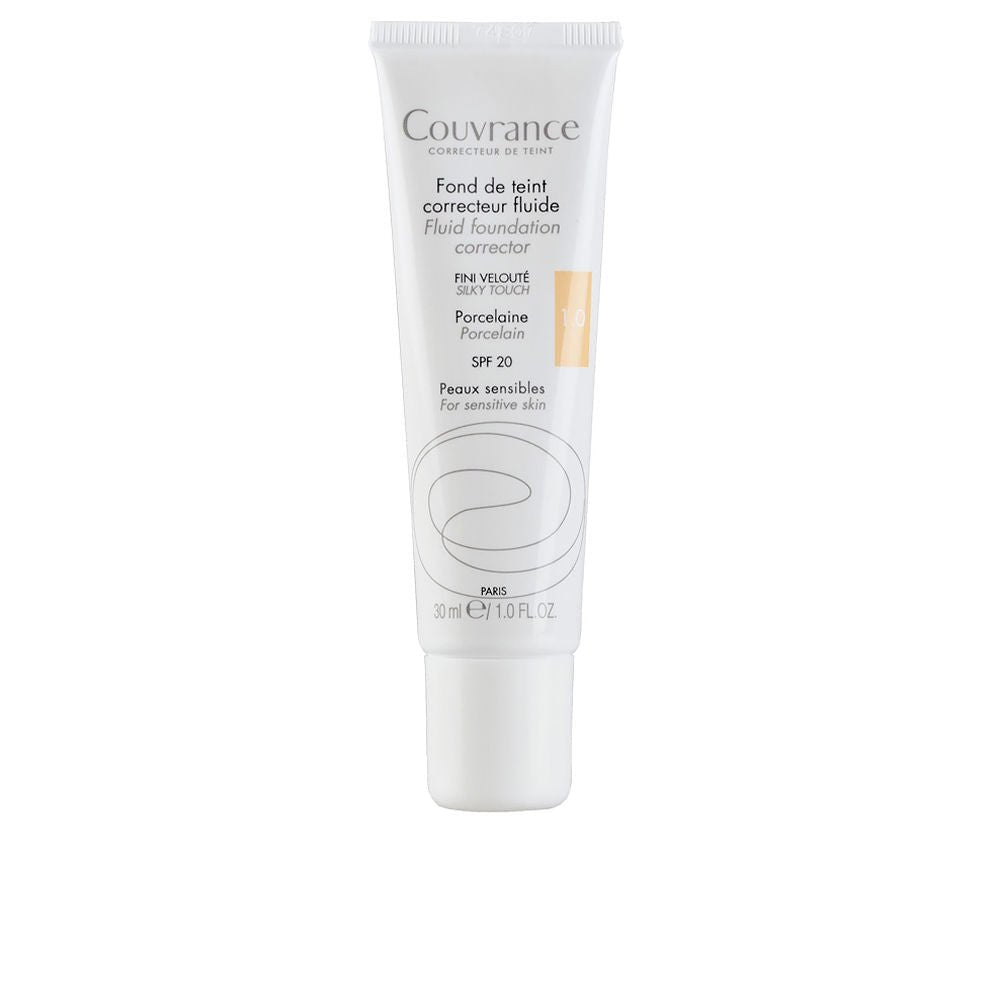 COUVRANCE base de maquillage fluide pour peau sensible #sable 30 ml