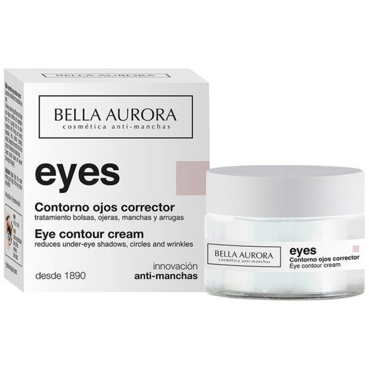 Cream for Eye Area Bella Aurora (15 ml) - Cosmova