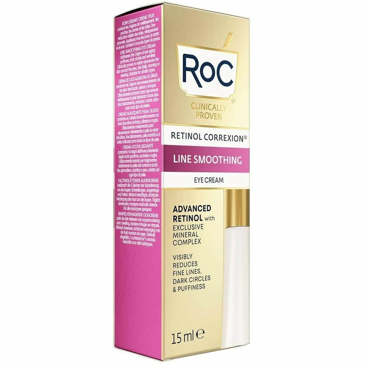 Cream for Eye Area Roc Line Smoothing Retinol (15 ml) - Cosmova