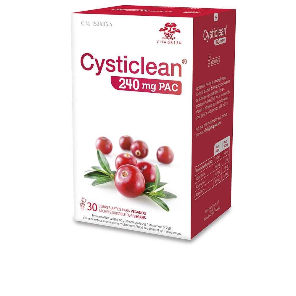 CYSTICLEAN CLASSIC 240 mg de sachets PAC et Cranberry 30 unités-0