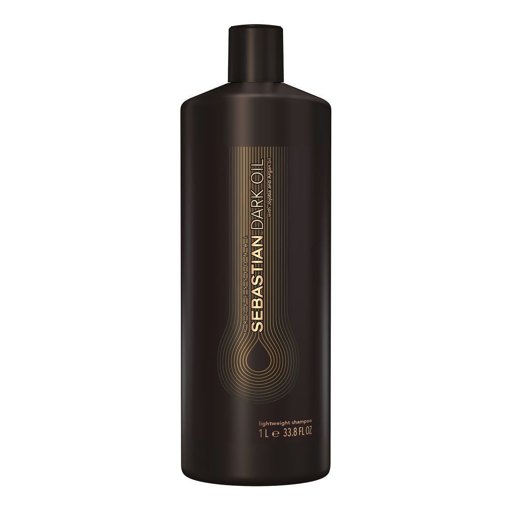 DARK OIL Light Shampoo Moisturizes and Softens 1000 ml - Cosmova