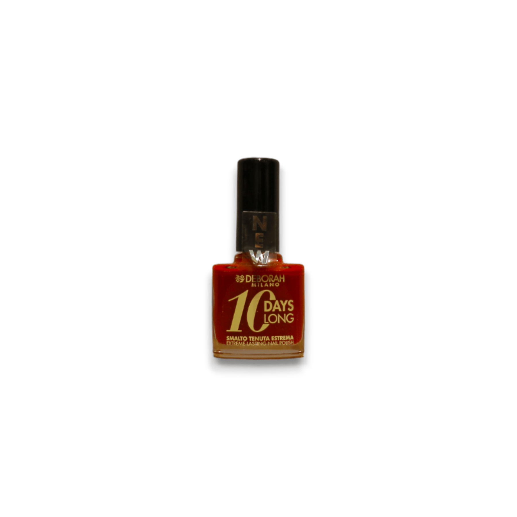 Deborah, 10 Days Long, Asciugatura rapida, Smalto per unghie, 161, Rosso scuro, 11 ml - Cosmova