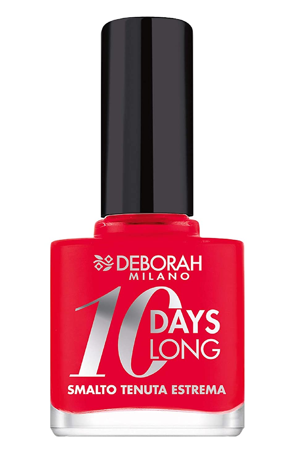 Deborah, 10 Days Long, Smalto per unghie, EN870, Rosso corallo, 11 ml - Cosmova