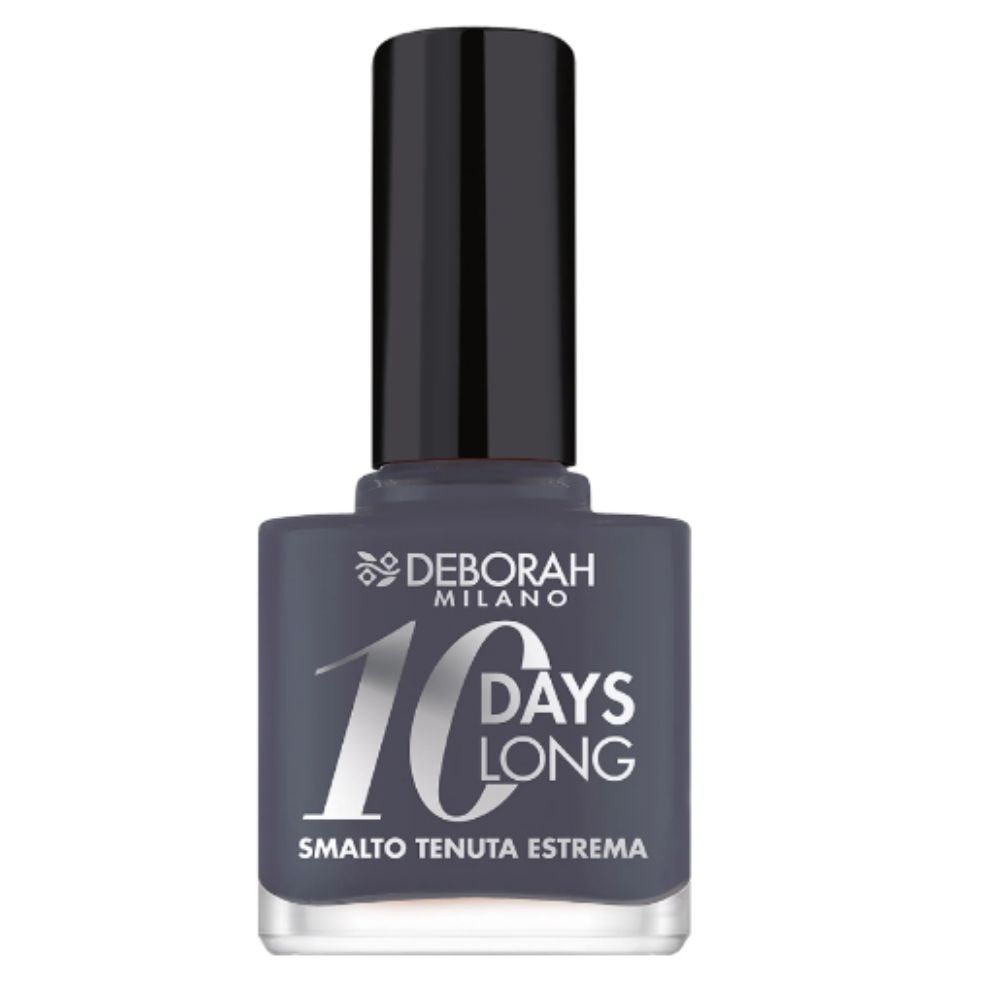 Deborah, 10 Days Long, Smalto per unghie, EN888, Grigio chiaro, 11 ml - Cosmova