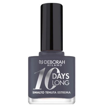 Deborah, 10 Days Long, Smalto per unghie, EN888, Grigio chiaro, 11 ml