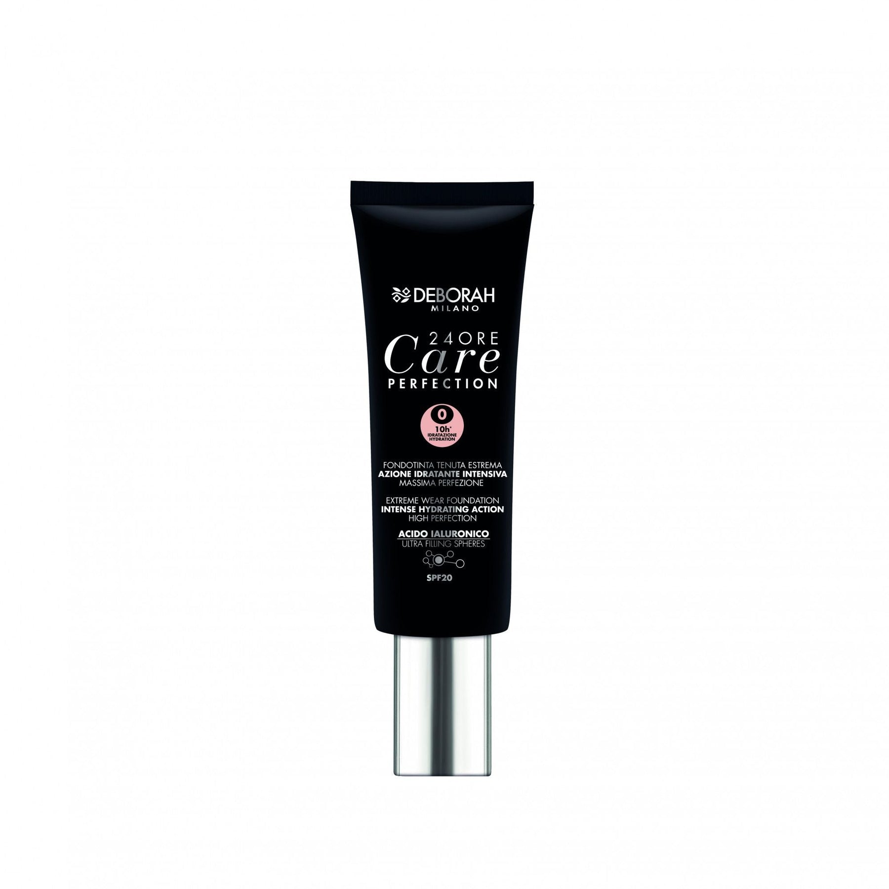 Deborah, 24 Ore Care Perfection, Idratante, Fondotinta liquido, Farose, SPF 20, 30 ml - Cosmova