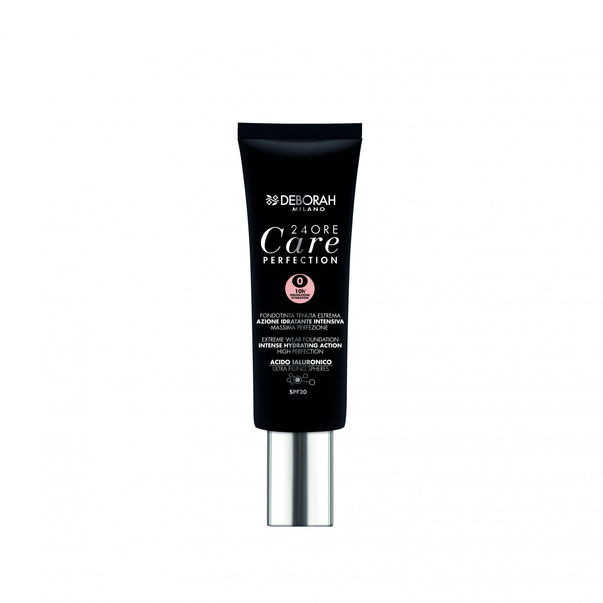 Deborah, 24 Ore Care Perfection, Idratante, Fondotinta liquido, Farose, SPF 20, 30 ml - Cosmova