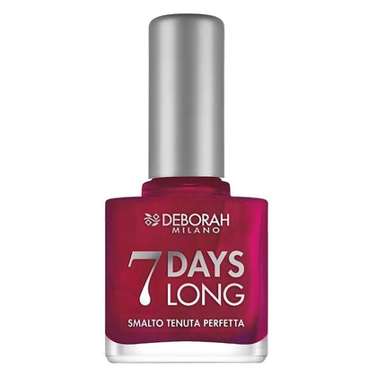 Deborah, 7 Day Long, Vitamine, Asciugatura rapida, Smalto per unghie, EN872, Viola perlato, 11 ml