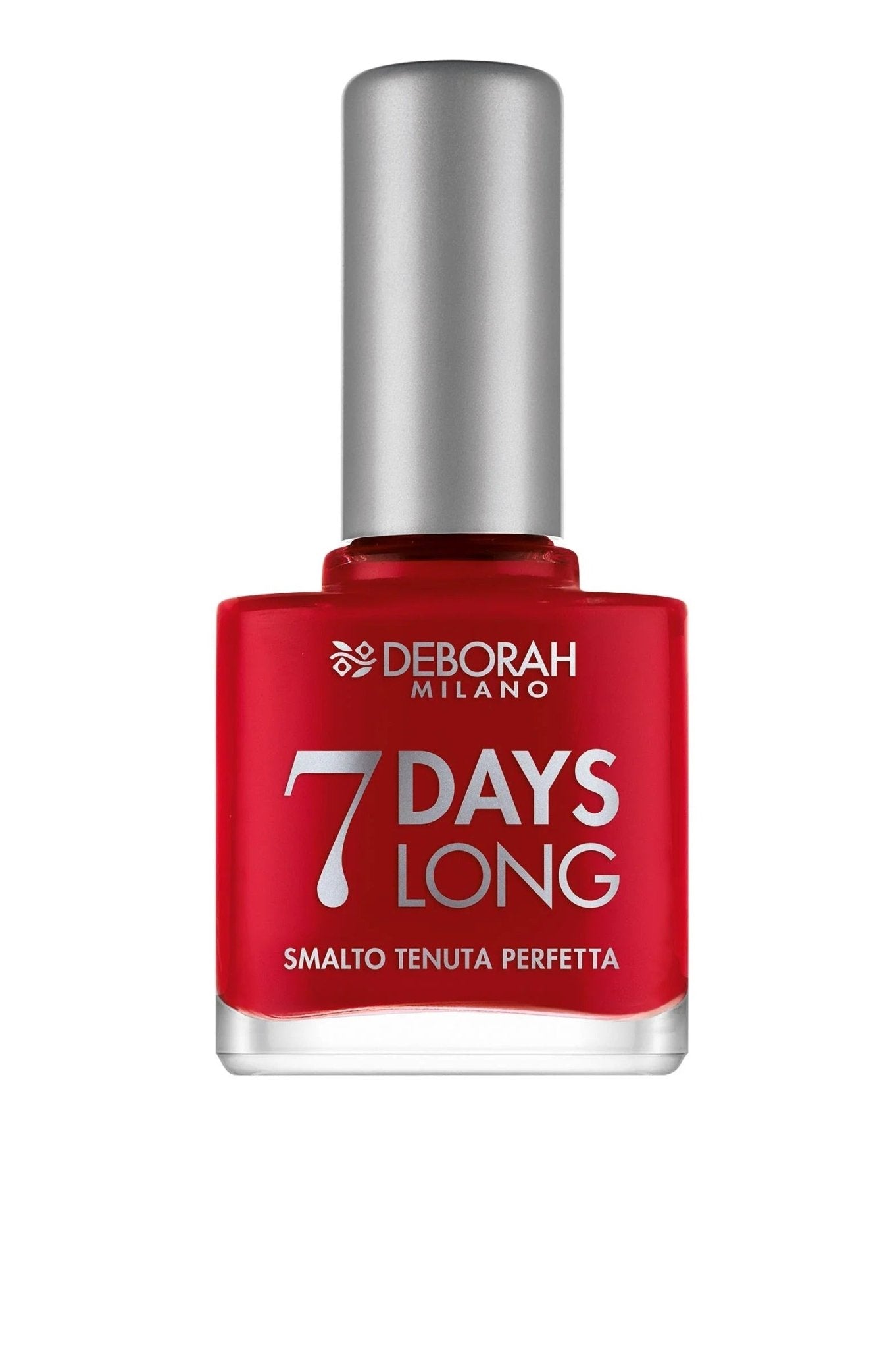 Deborah, 7 Day Long, Vitamine, Asciugatura rapida, Smalto per unghie, EN876, Rosso iconico, 11 ml - Cosmova