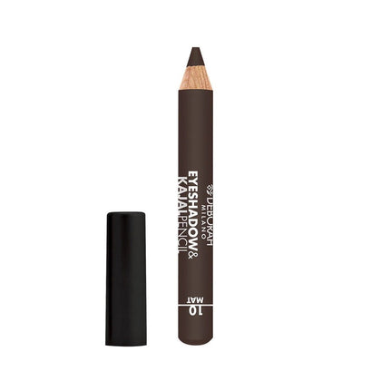 Deborah, Deborah, Miscelazione, Matt, Ombretto & Matita 2-in-1, 10, Marrone, 2 G *Tester