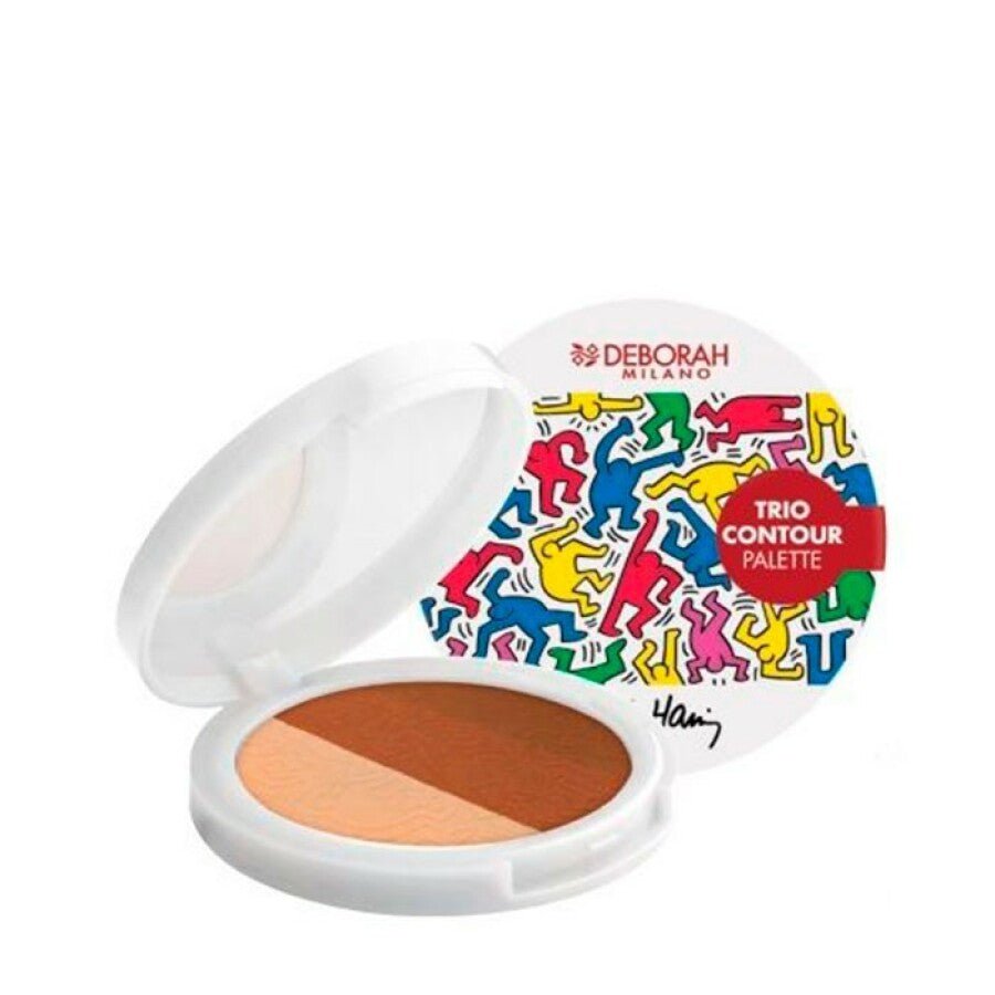 Deborah, Trio Contour, Palette per il contouring, Keith Haring, 13 g - Cosmova
